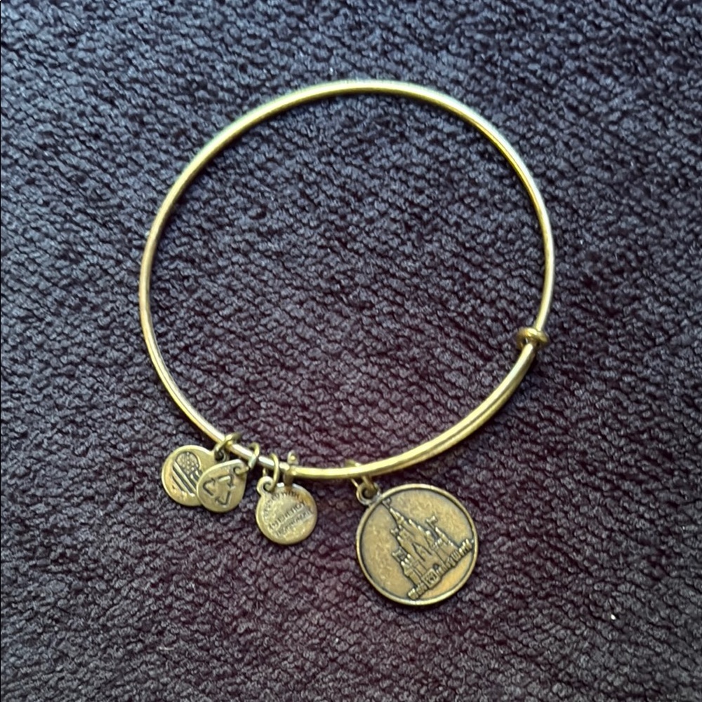 Alex and Ani Disney Gold Charm Bracelet